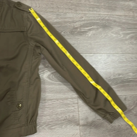 NWOT Volcom Women's Frochickie 2 Lovin Phoebe Brown Zip Up Canvas Moto Jacket XL - Picture 7 of 16